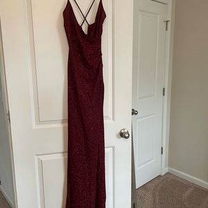 Windsor sparkly red dress